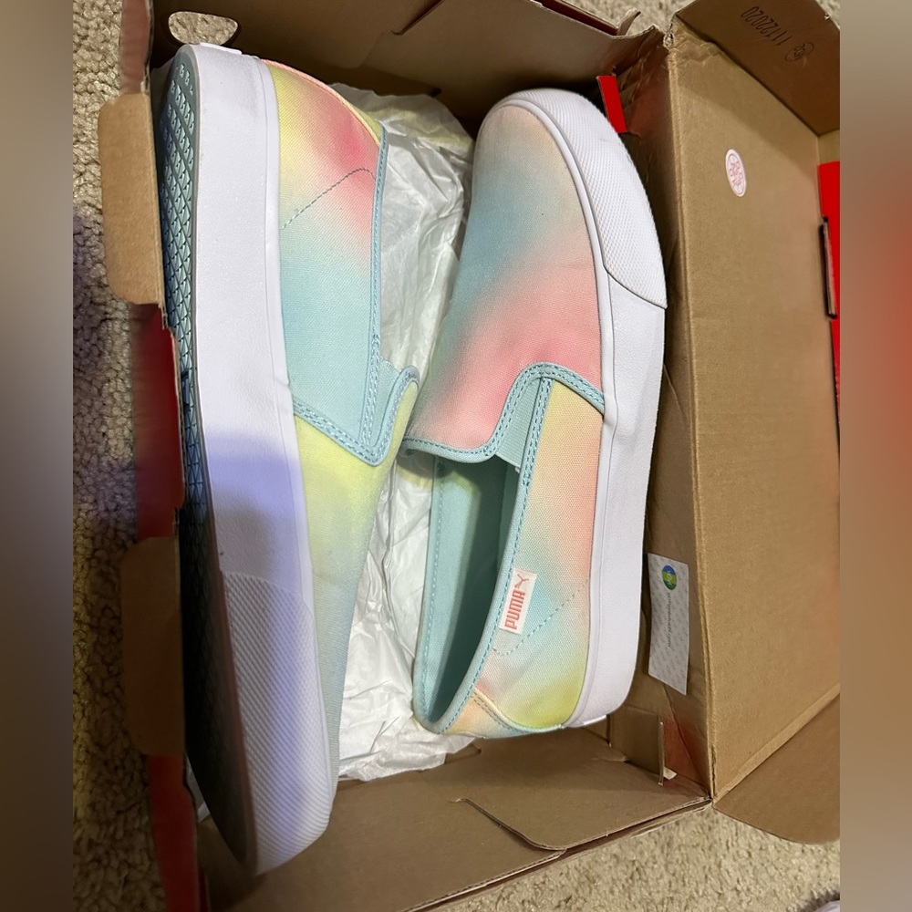 Puma Bari Slipon Ombré shoes.